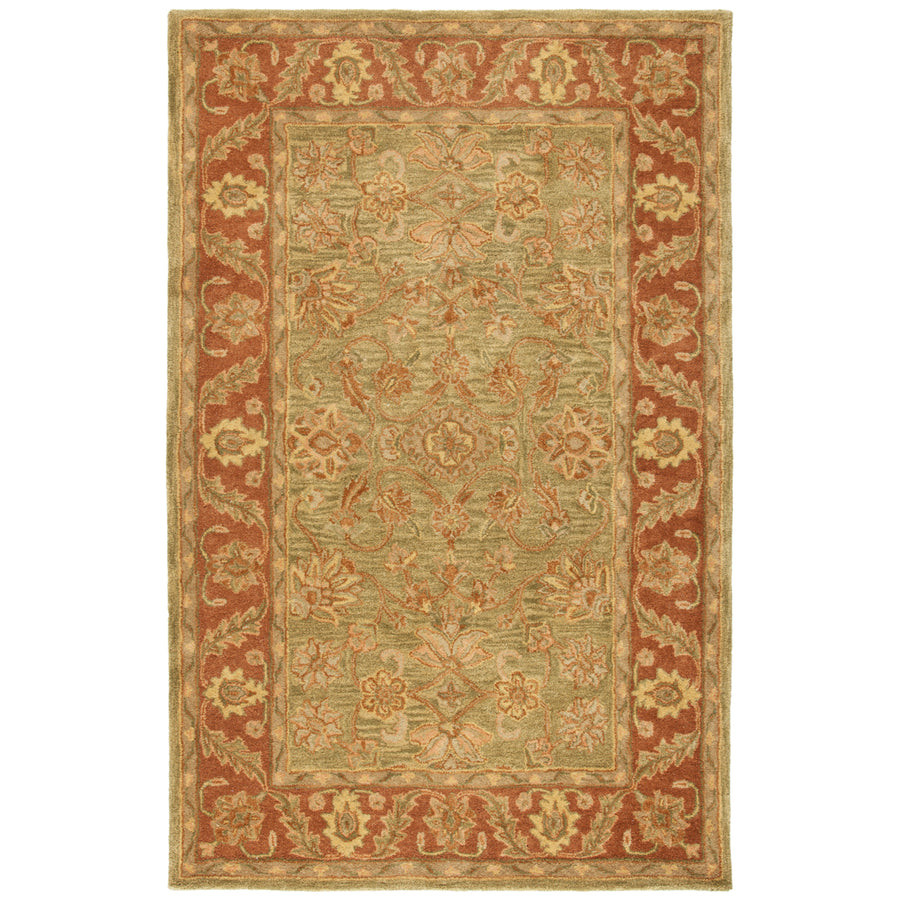 SAFAVIEH GJ250A Golden Jaipur Green / Rust Image 1