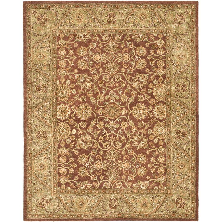 SAFAVIEH Golden Jaipur GJ250E Handmade Rust / Green Rug Image 1