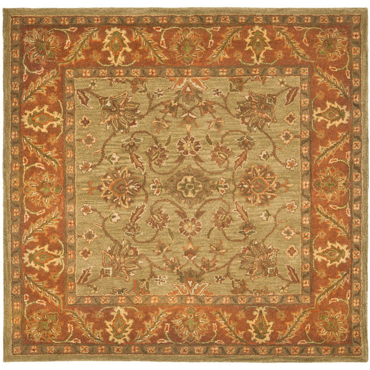 SAFAVIEH GJ250A Golden Jaipur Green / Rust Image 4