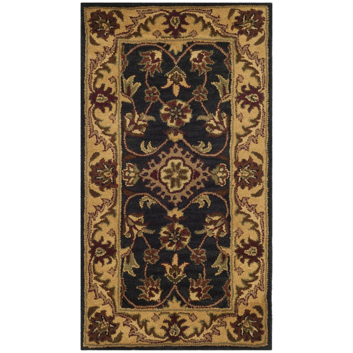 SAFAVIEH Golden Jaipur GJ250D Handmade Black / Gold Rug Image 4