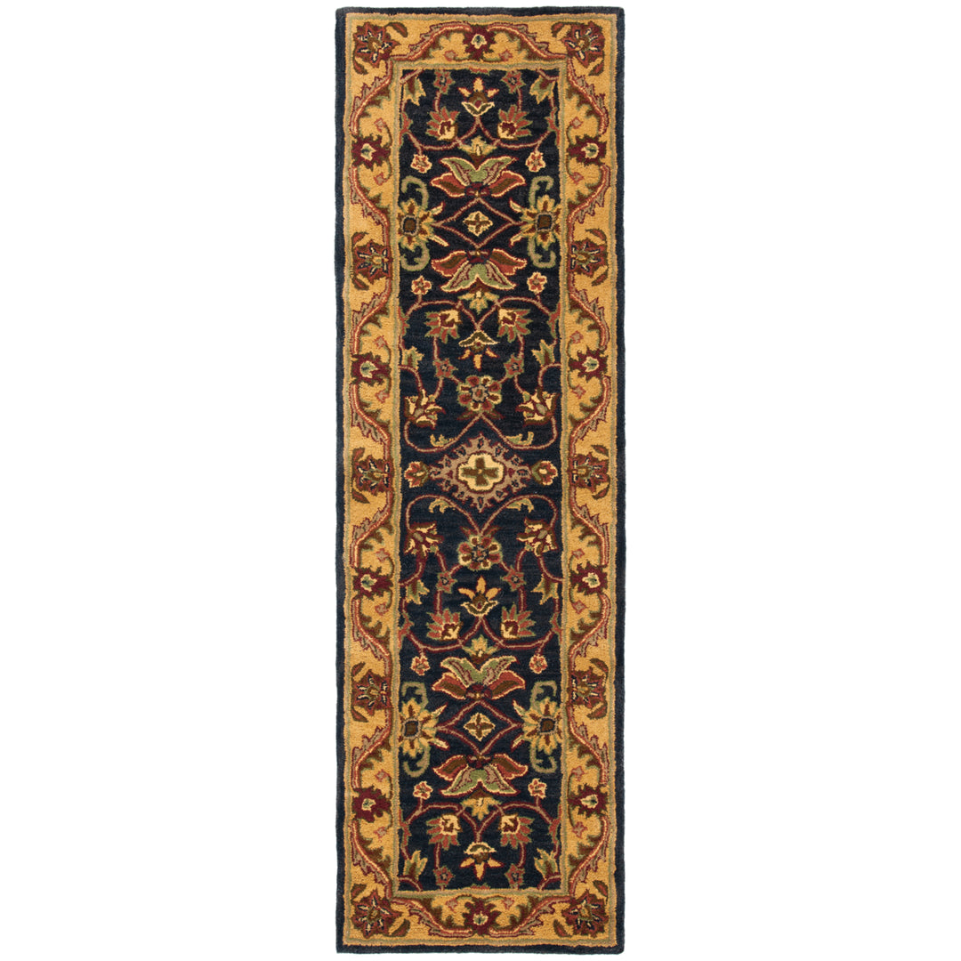 SAFAVIEH Golden Jaipur GJ250D Handmade Black / Gold Rug Image 5