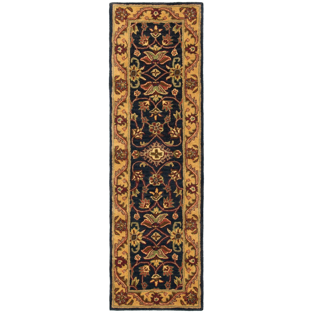 SAFAVIEH Golden Jaipur GJ250D Handmade Black / Gold Rug Image 1