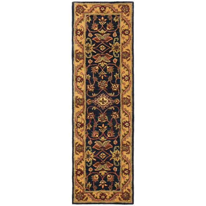 SAFAVIEH Golden Jaipur GJ250D Handmade Black / Gold Rug Image 1