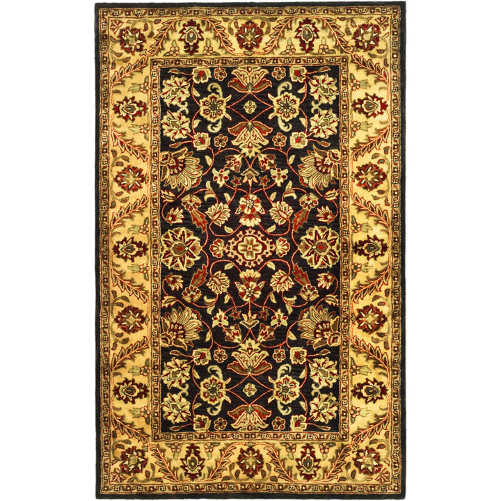 SAFAVIEH Golden Jaipur GJ250D Handmade Black / Gold Rug Image 6