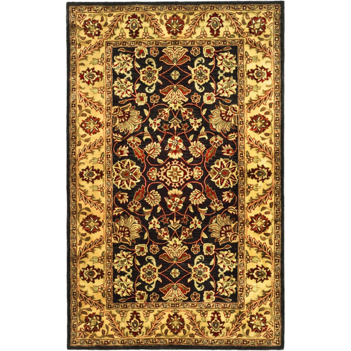 SAFAVIEH Golden Jaipur GJ250D Handmade Black / Gold Rug Image 1