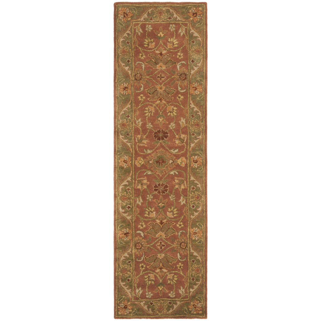 SAFAVIEH Golden Jaipur GJ250E Handmade Rust / Green Rug Image 5