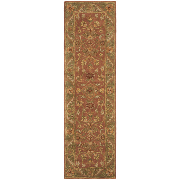 SAFAVIEH Golden Jaipur GJ250E Handmade Rust / Green Rug Image 5