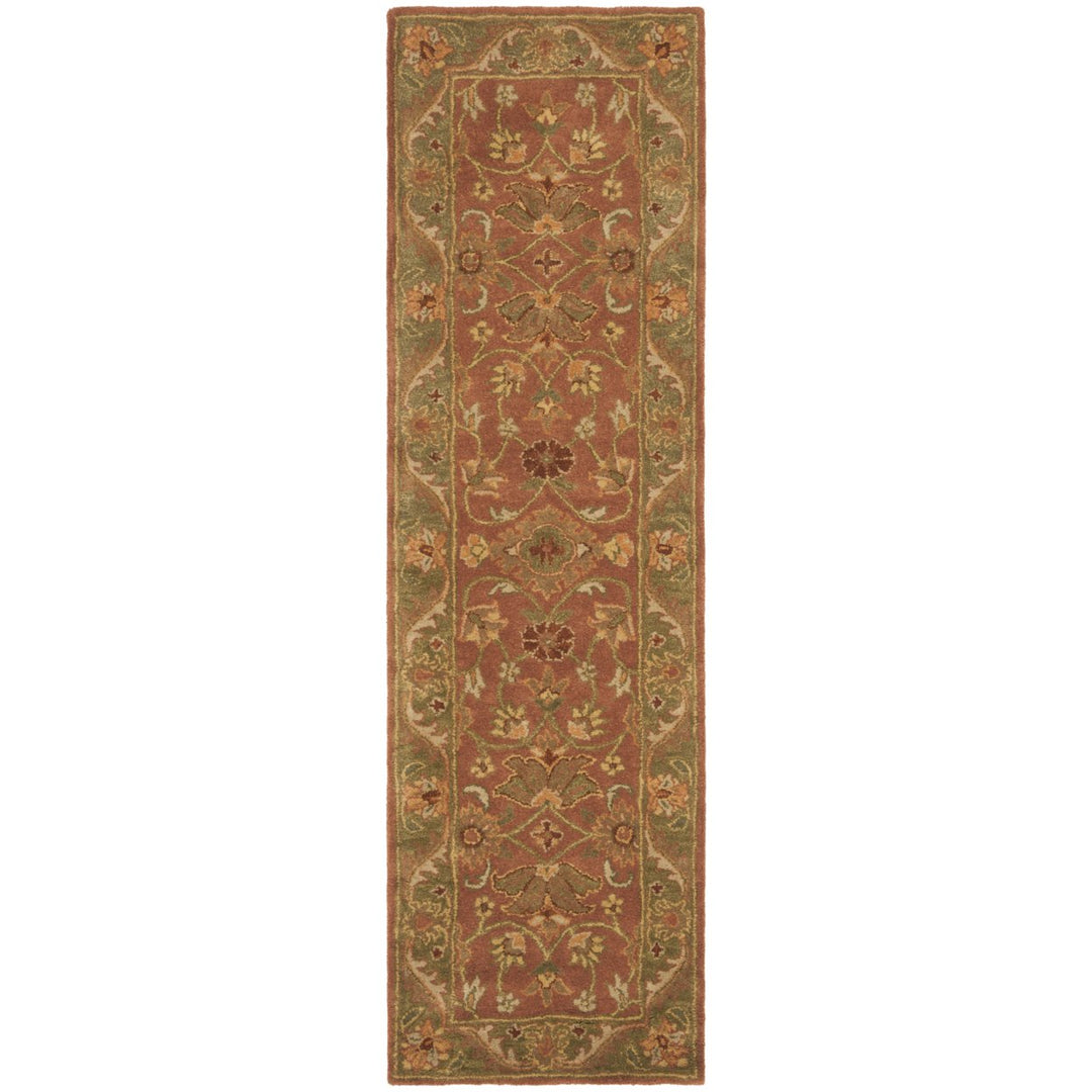 SAFAVIEH Golden Jaipur GJ250E Handmade Rust / Green Rug Image 1