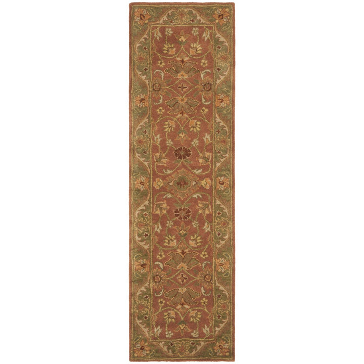 SAFAVIEH Golden Jaipur GJ250E Handmade Rust / Green Rug Image 1