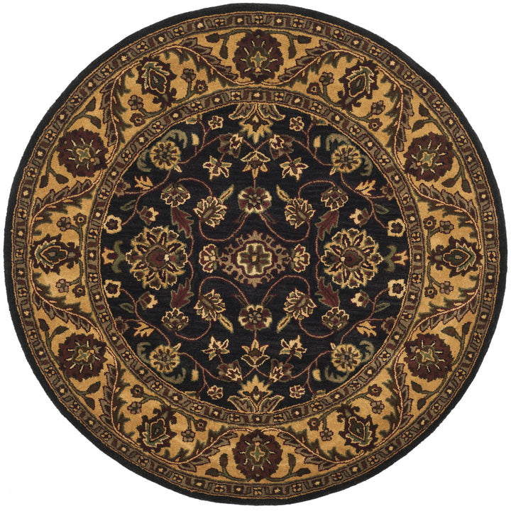 SAFAVIEH Golden Jaipur GJ250D Handmade Black / Gold Rug Image 8