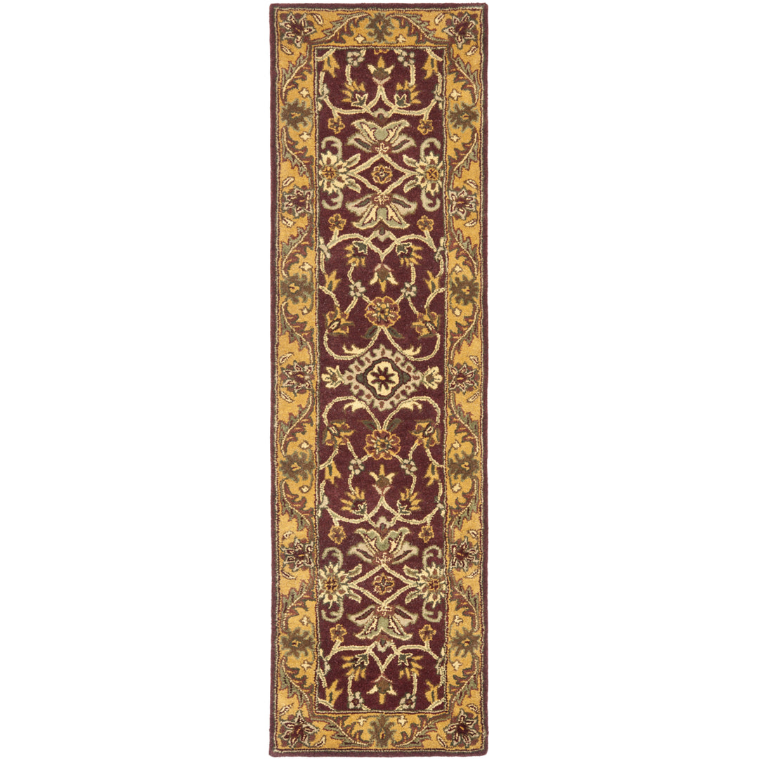 SAFAVIEH GJ250C Golden Jaipur Burgundy / Gold Image 1