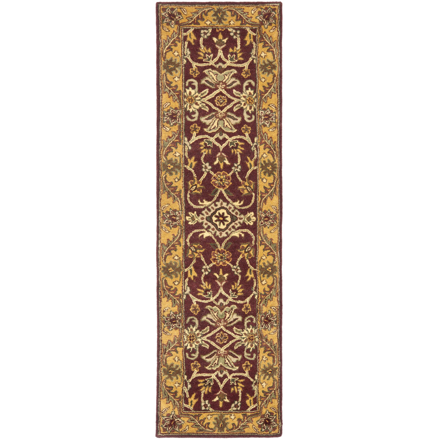 SAFAVIEH GJ250C Golden Jaipur Burgundy / Gold Image 1