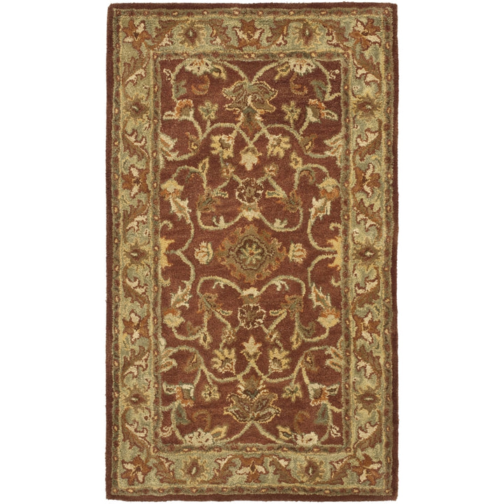 SAFAVIEH Golden Jaipur GJ250E Handmade Rust / Green Rug Image 9