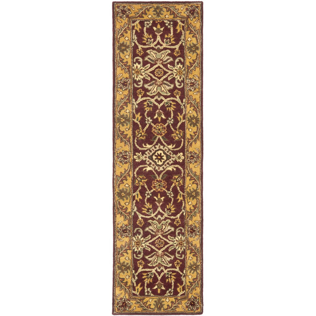 SAFAVIEH GJ250C Golden Jaipur Burgundy / Gold Image 1