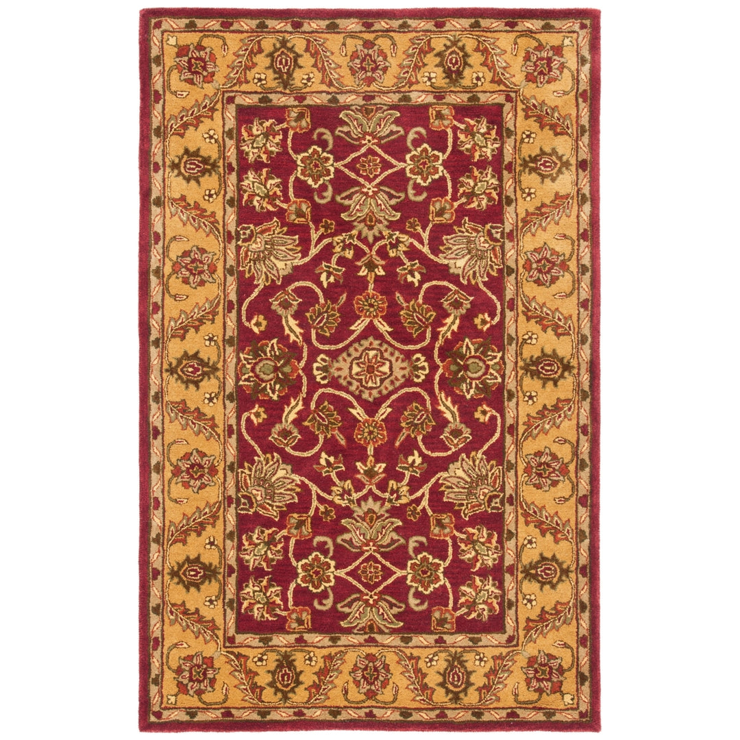 SAFAVIEH GJ250C Golden Jaipur Burgundy / Gold Image 5