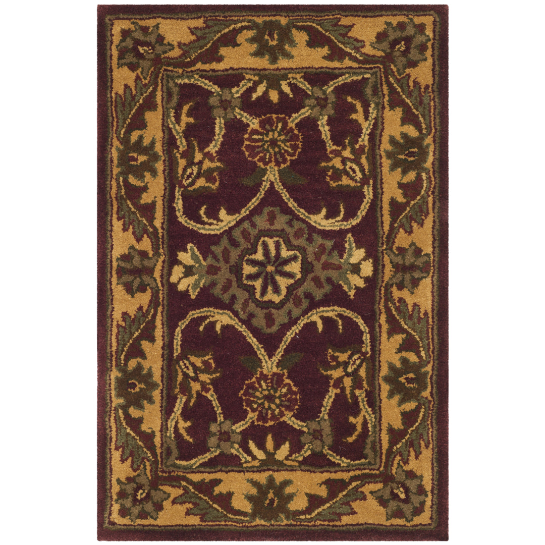 SAFAVIEH GJ250C Golden Jaipur Burgundy / Gold Image 6