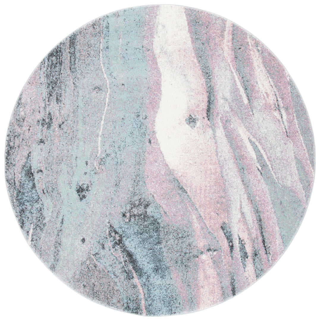 SAFAVIEH Glacier Collection GLA126U Pink / Blue Rug Image 4