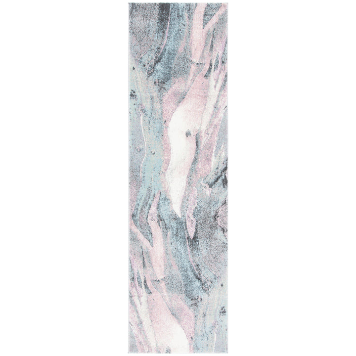 SAFAVIEH Glacier Collection GLA126U Pink / Blue Rug Image 5