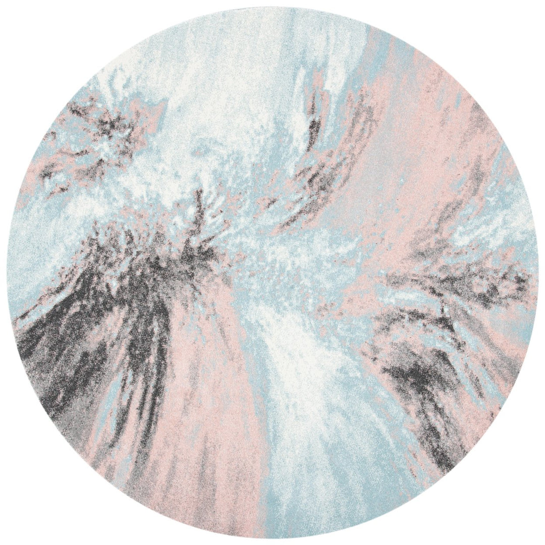 SAFAVIEH Glacier Collection GLA127U Pink / Blue Rug Image 3