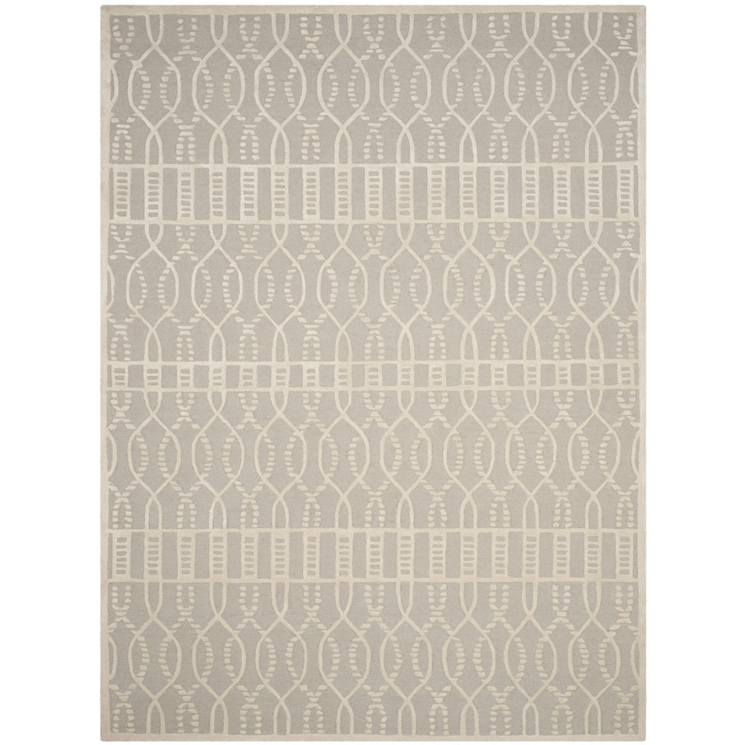 SAFAVIEH Glamour GLM103C Handmade Grey / Ivory Rug Image 1