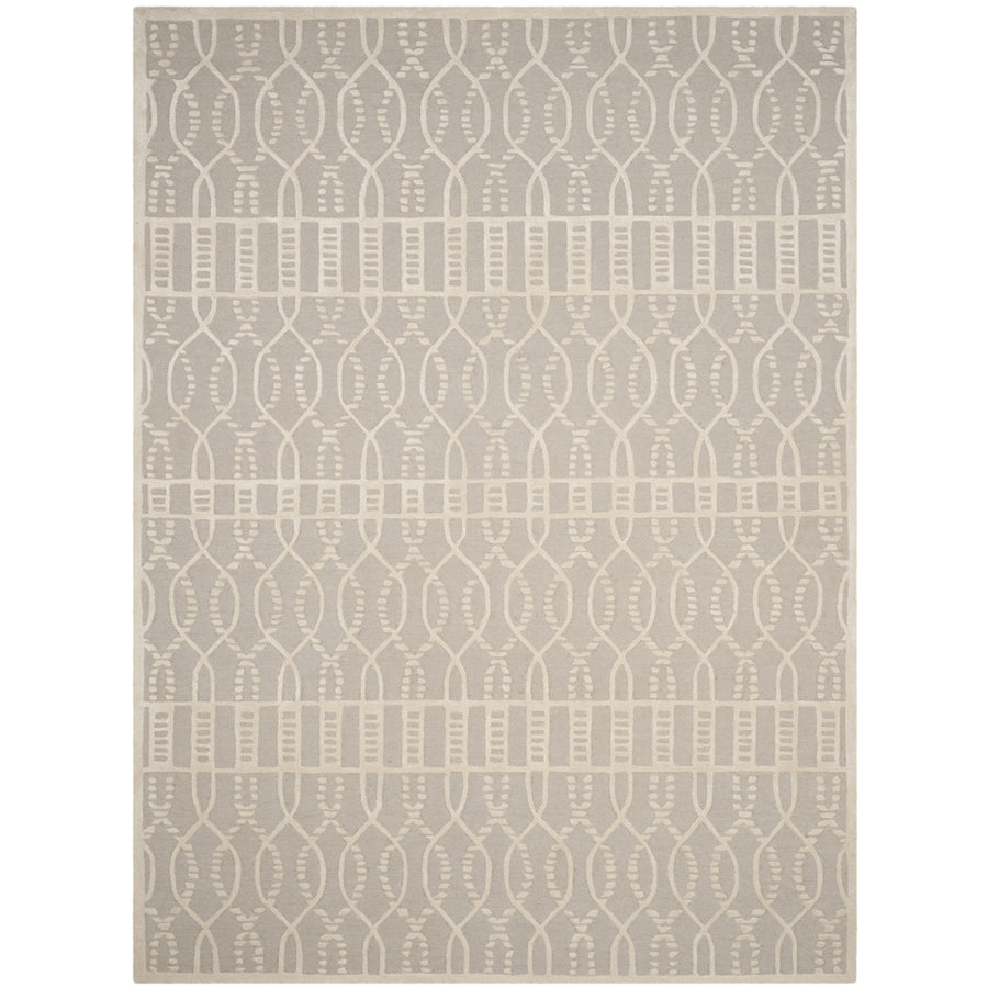 SAFAVIEH Glamour GLM103C Handmade Grey / Ivory Rug Image 1