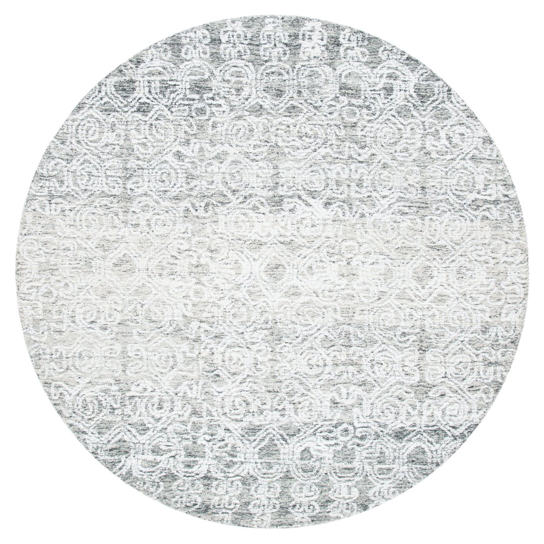 SAFAVIEH Glamour Collection GLM302H Handmade Charcoal Rug Image 1