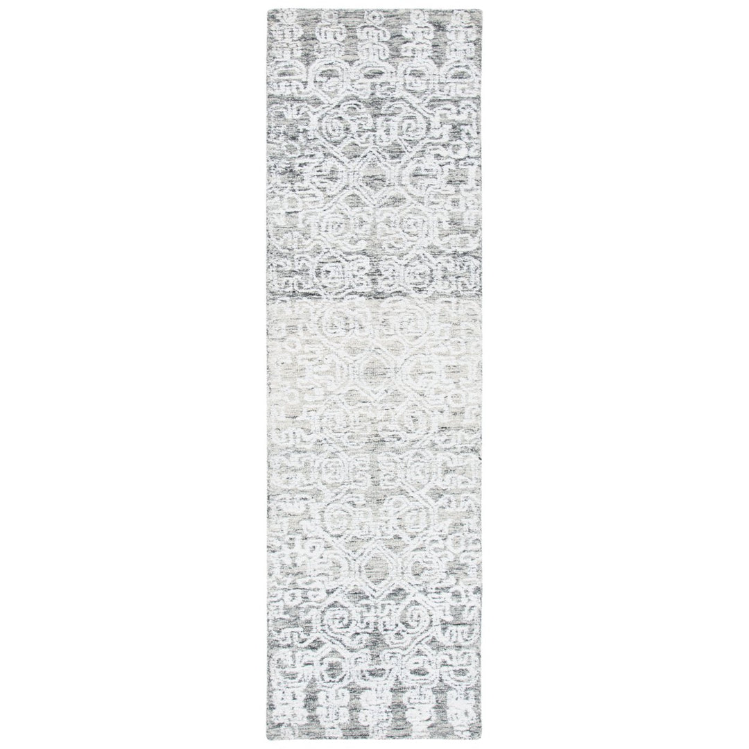 SAFAVIEH Glamour Collection GLM302H Handmade Charcoal Rug Image 1