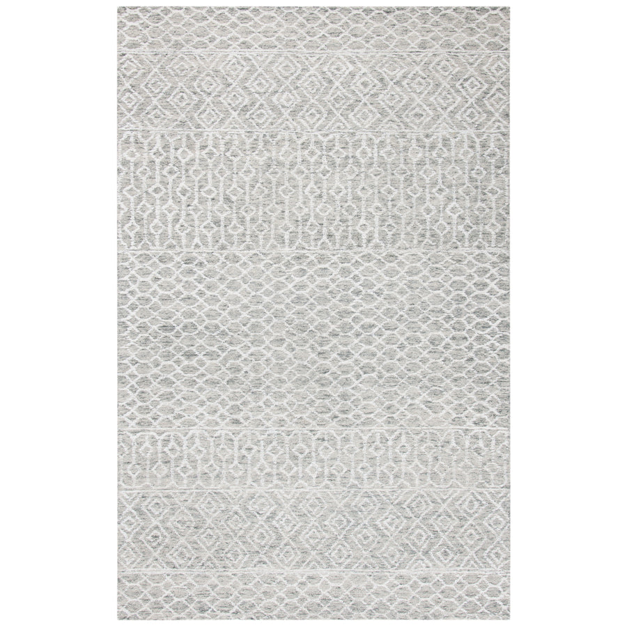 SAFAVIEH Glamour GLM305Y Handmade Green / Ivory Rug Image 1