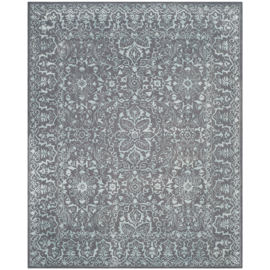 SAFAVIEH Glamour GLM516C Handmade Opal / Grey Rug Image 1