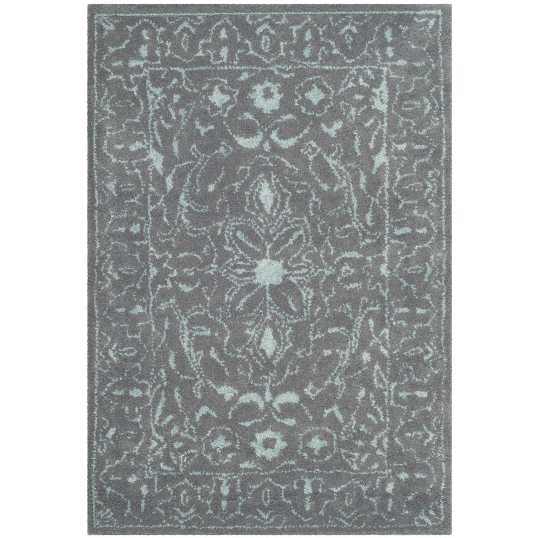 SAFAVIEH Glamour GLM516C Handmade Opal / Grey Rug Image 1