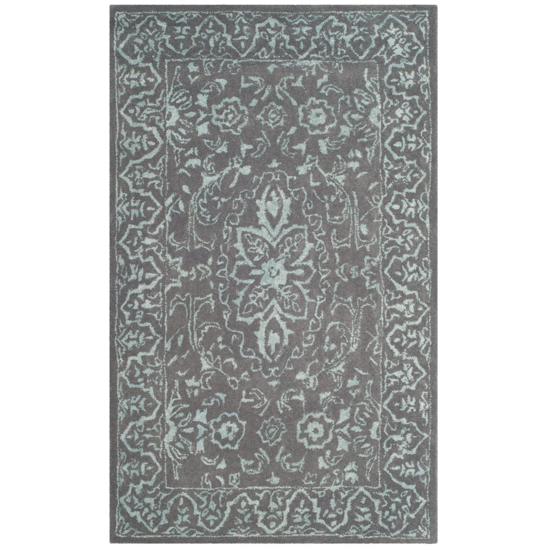 SAFAVIEH Glamour GLM516C Handmade Opal / Grey Rug Image 1