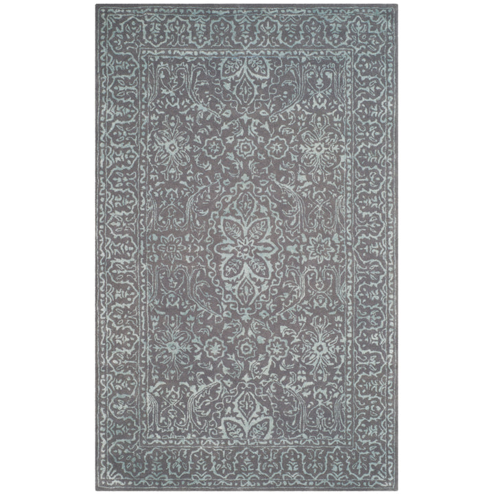 SAFAVIEH Glamour GLM516C Handmade Opal / Grey Rug Image 10