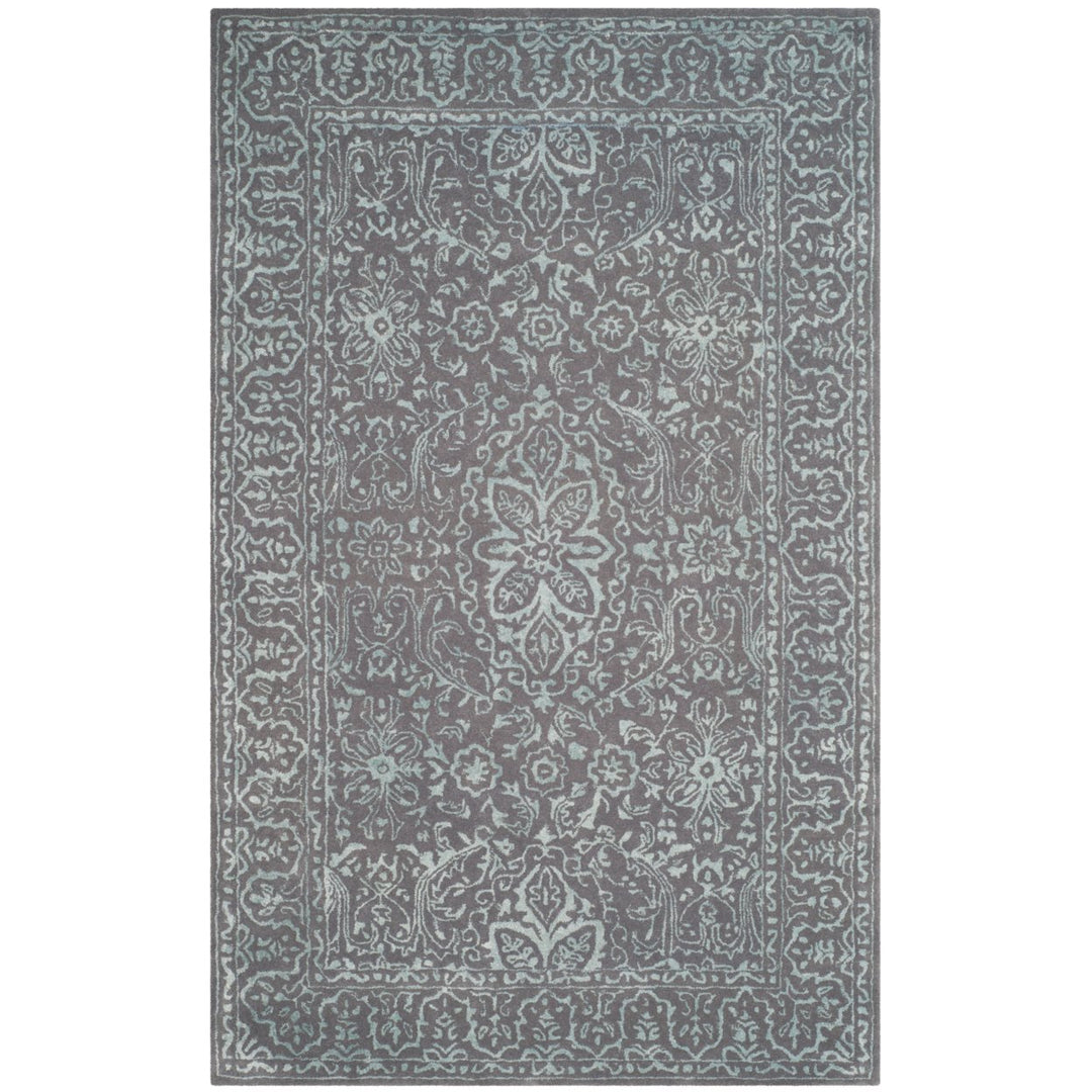 SAFAVIEH Glamour GLM516C Handmade Opal / Grey Rug Image 1