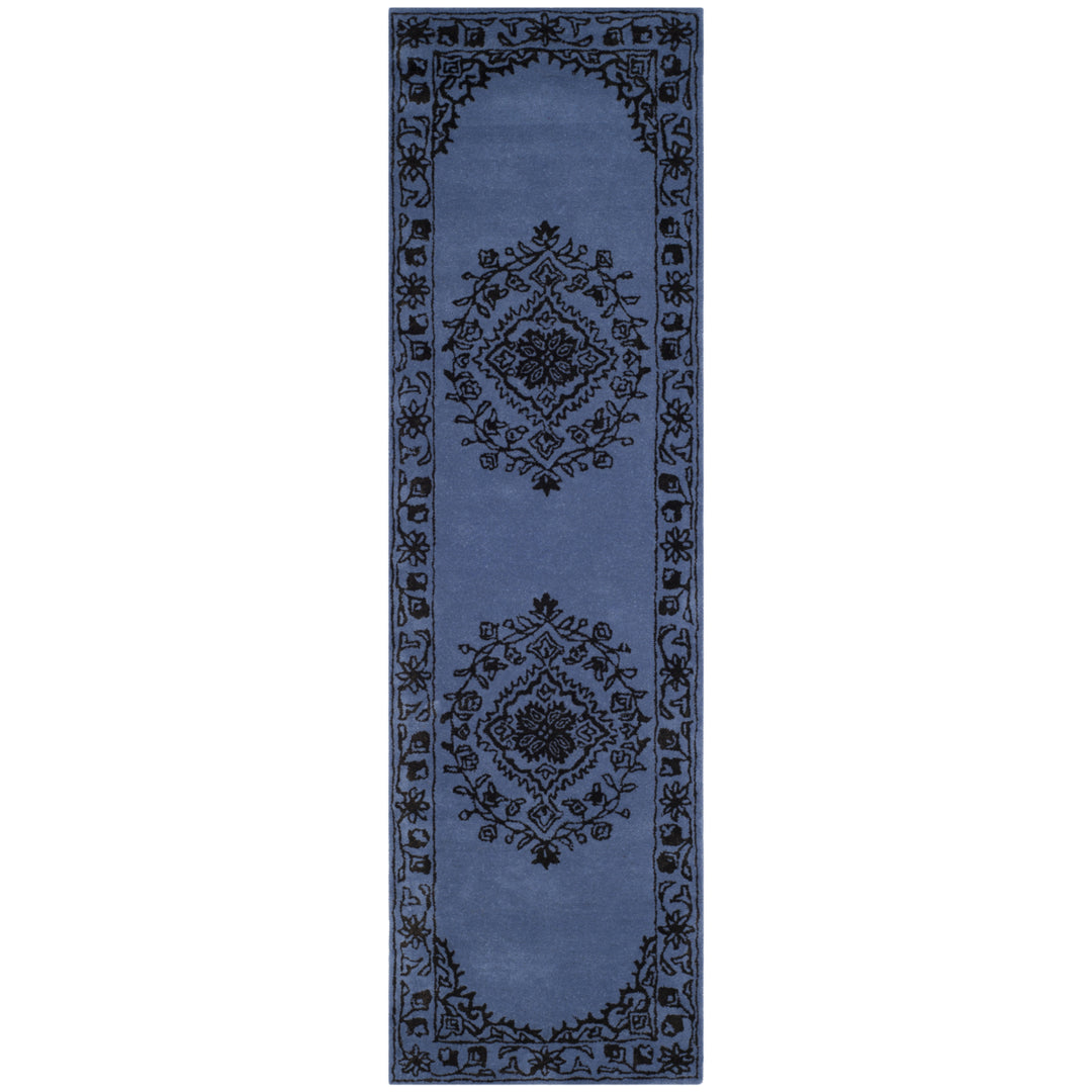 SAFAVIEH Glamour Collection GLM533C Handmade Purple Rug Image 5