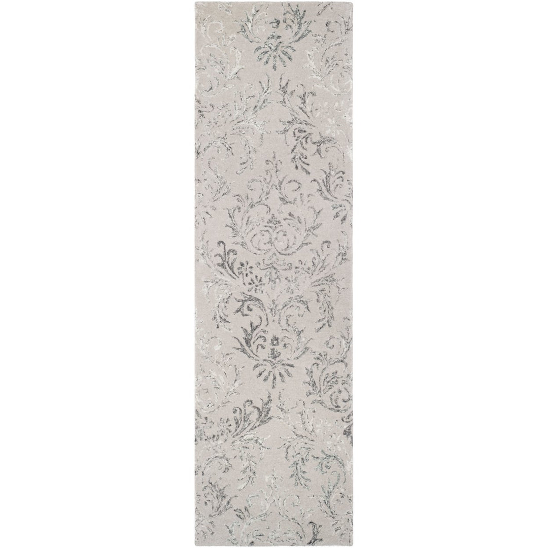 SAFAVIEH Glamour Collection GLM535G Handmade Grey Rug Image 1