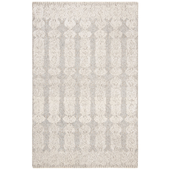 SAFAVIEH Glamour Collection GLM536F Grey / Ivory Rug Image 1