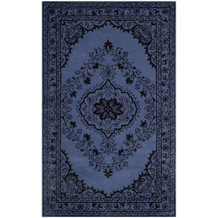 SAFAVIEH Glamour Collection GLM533C Handmade Purple Rug Image 1