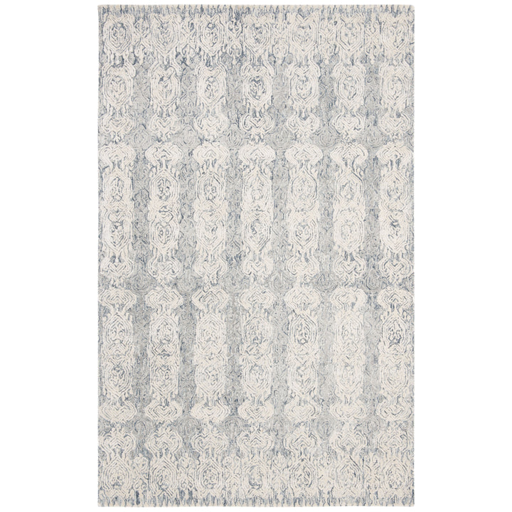 SAFAVIEH Glamour Collection GLM536M Blue / Ivory Rug Image 1