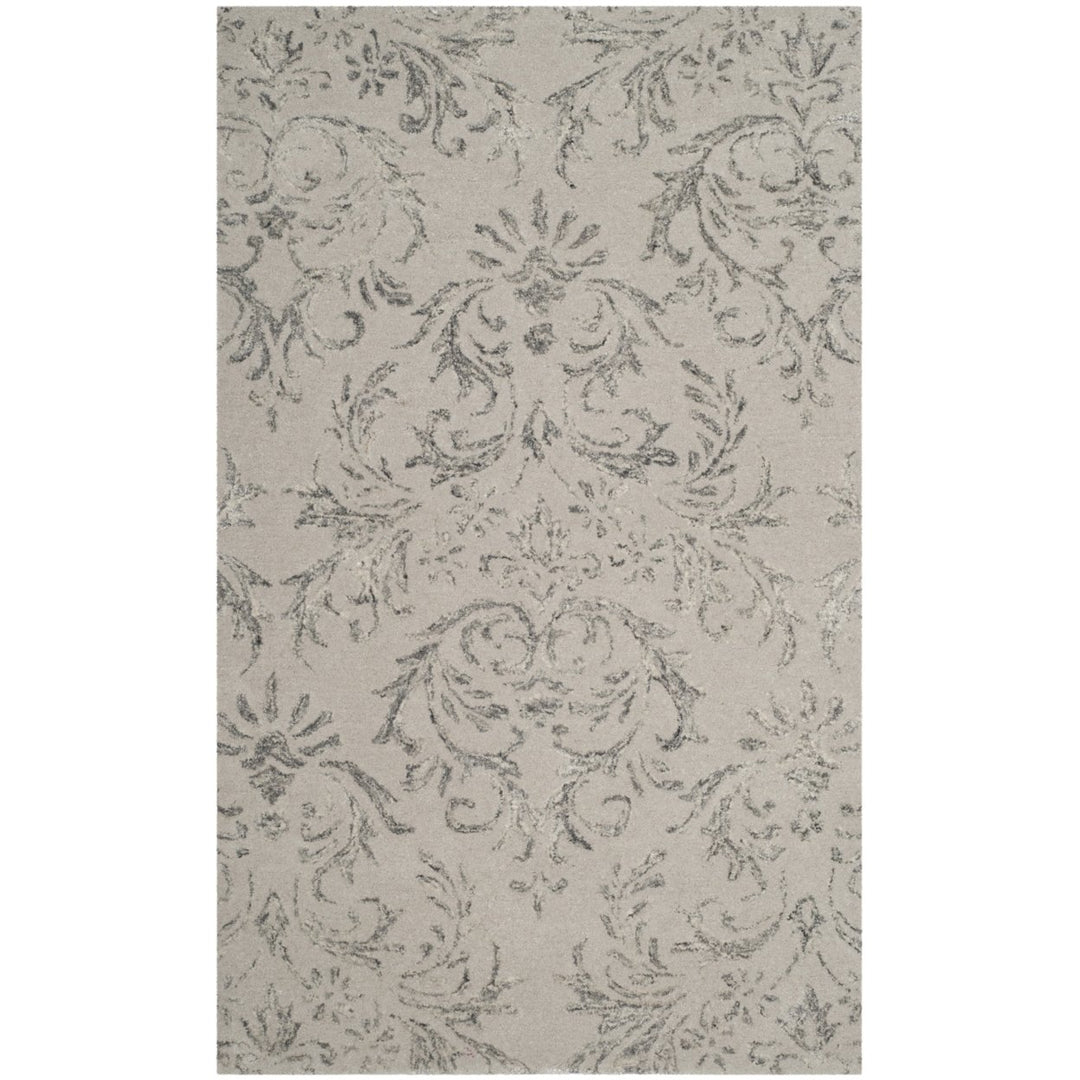 SAFAVIEH Glamour Collection GLM535G Handmade Grey Rug Image 1