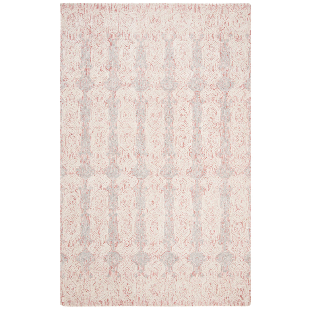 SAFAVIEH Glamour Collection GLM536U Light Pink/Ivory Rug Image 1