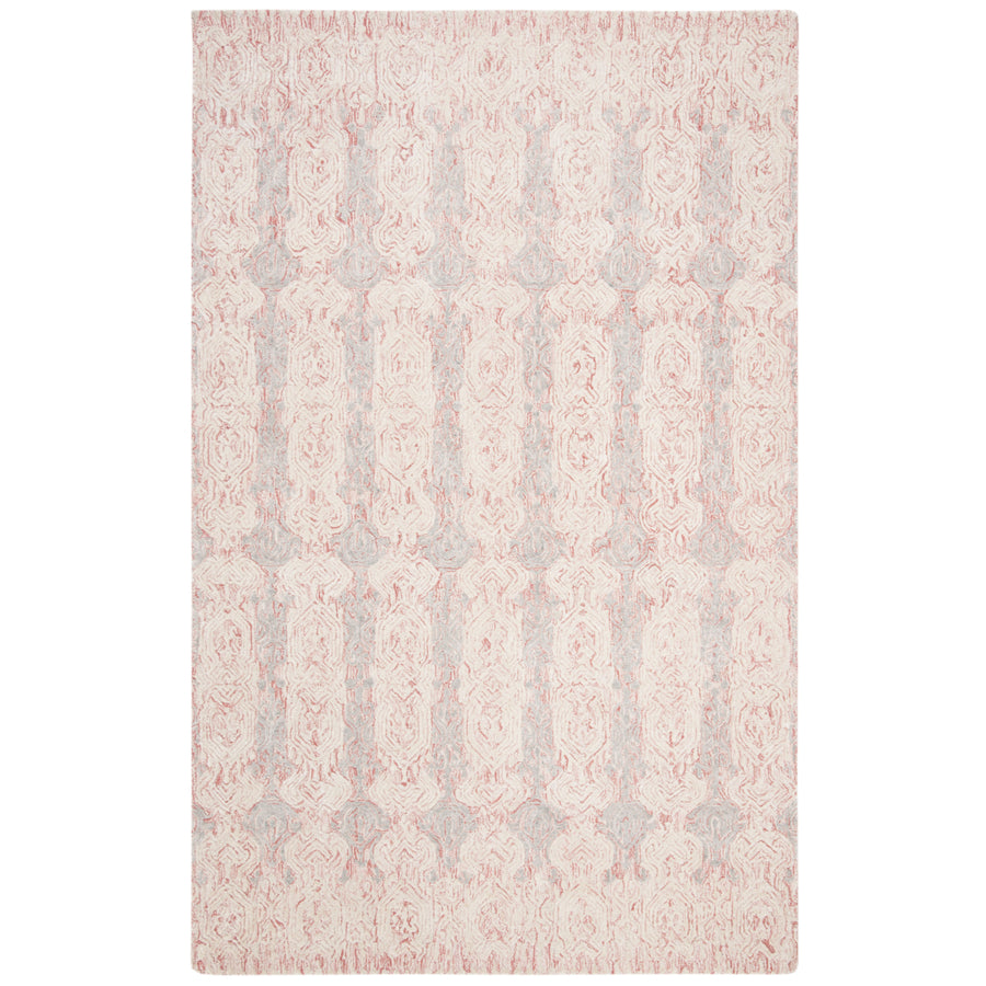 SAFAVIEH Glamour Collection GLM536U Light Pink/Ivory Rug Image 1