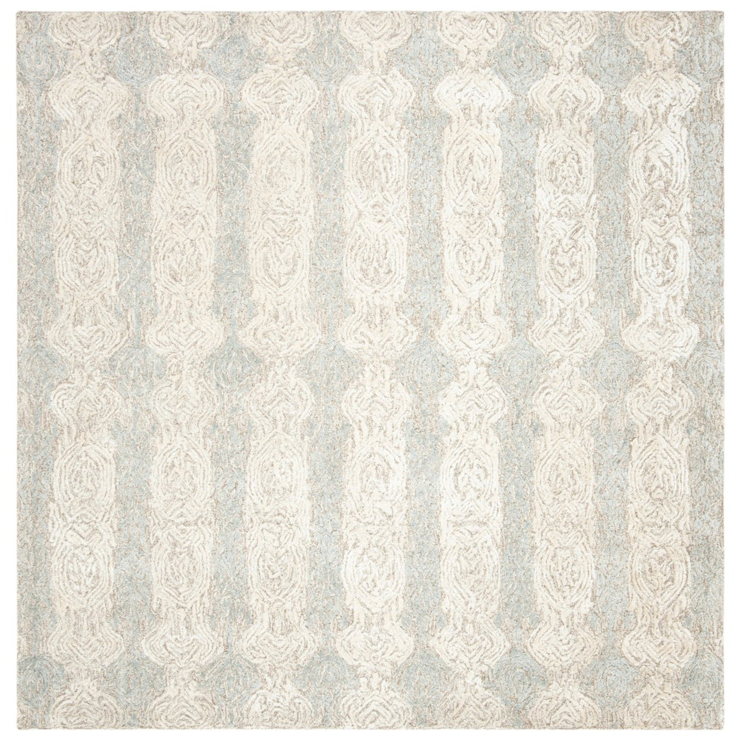 SAFAVIEH Glamour Collection GLM536F Grey / Ivory Rug Image 1