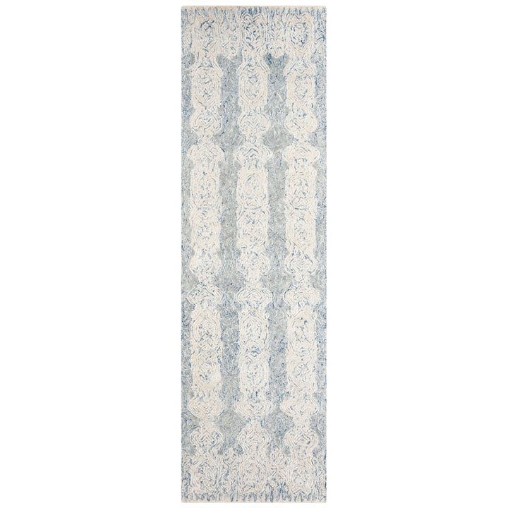 SAFAVIEH Glamour Collection GLM536M Blue / Ivory Rug Image 5