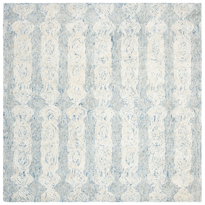 SAFAVIEH Glamour Collection GLM536M Blue / Ivory Rug Image 1