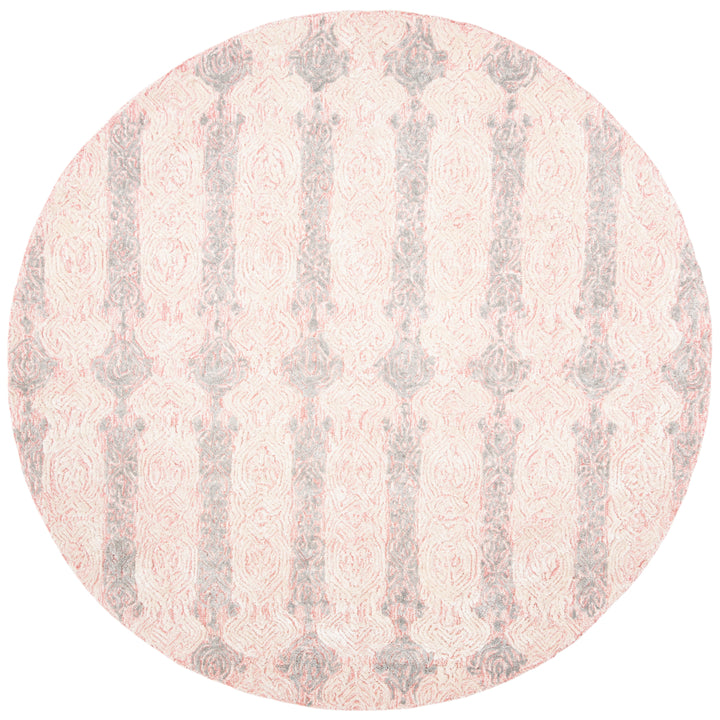 SAFAVIEH Glamour Collection GLM536U Light Pink/Ivory Rug Image 4