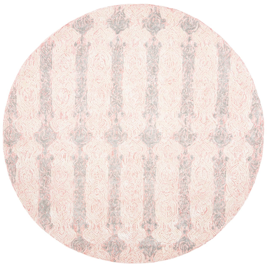 SAFAVIEH Glamour Collection GLM536U Light Pink/Ivory Rug Image 1