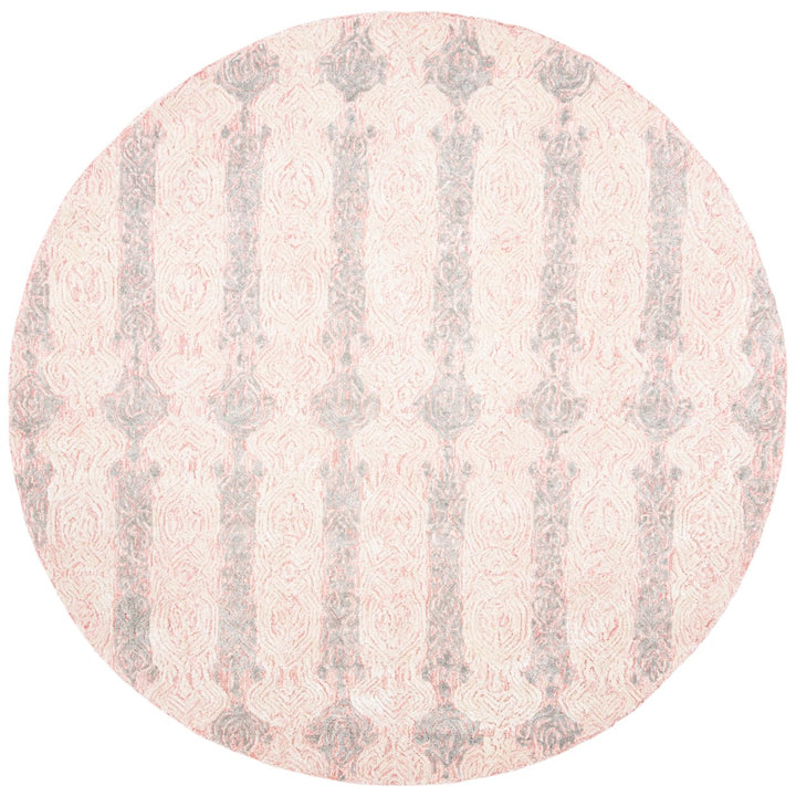 SAFAVIEH Glamour Collection GLM536U Light Pink/Ivory Rug Image 1