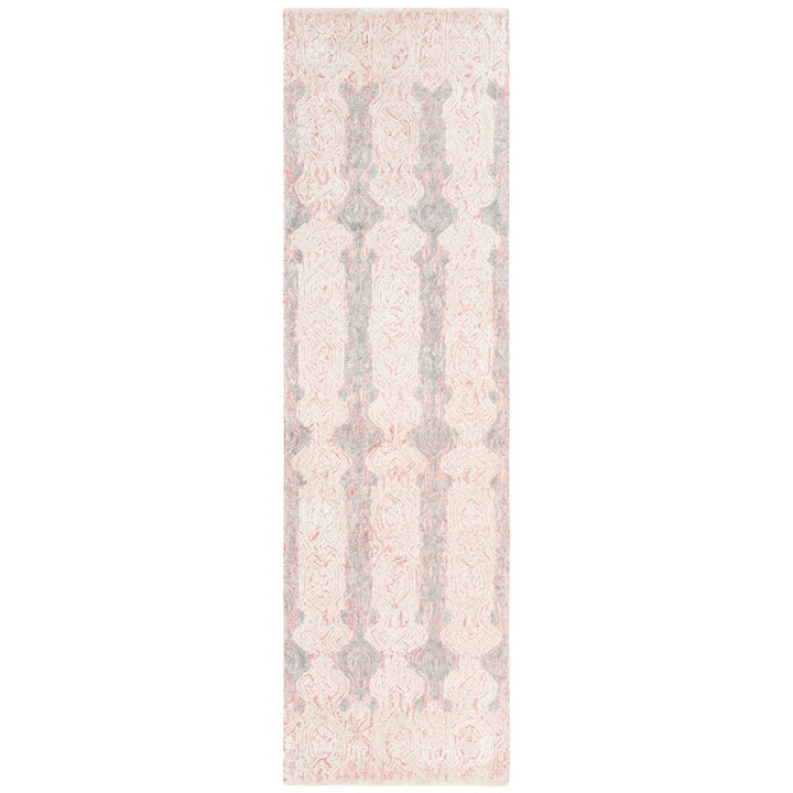 SAFAVIEH Glamour Collection GLM536U Light Pink/Ivory Rug Image 1