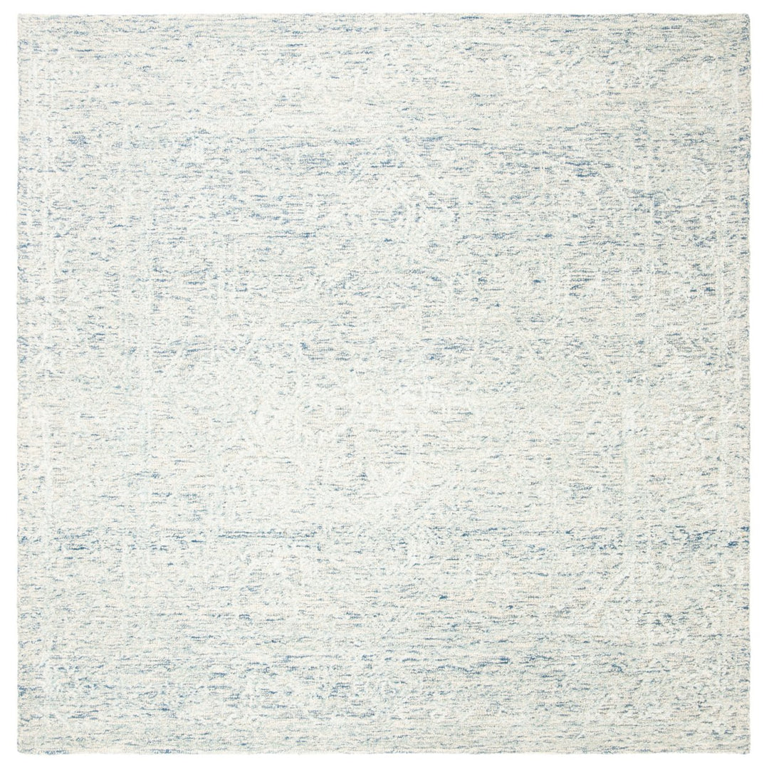 SAFAVIEH Glamour Collection GLM537M Blue / Ivory Rug Image 6