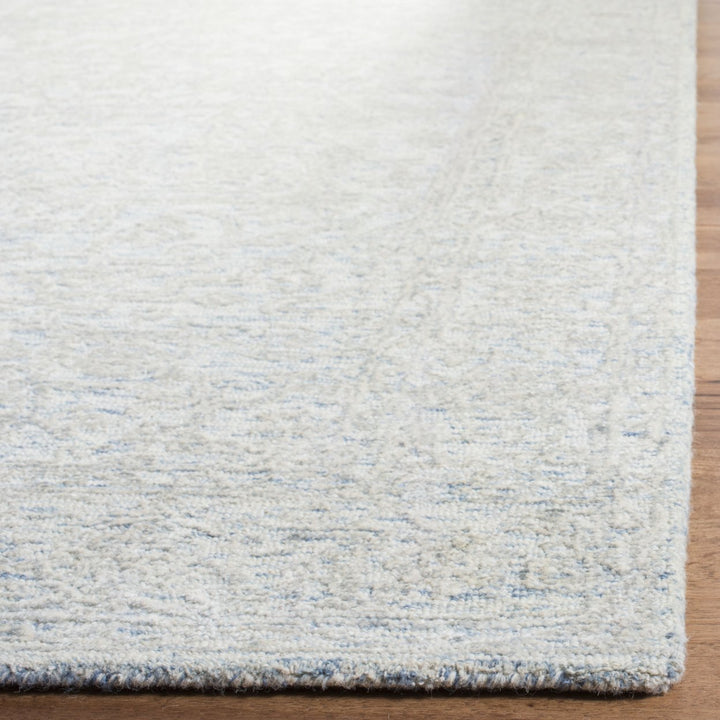 SAFAVIEH Glamour Collection GLM537M Blue / Ivory Rug Image 7